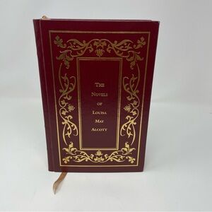 Source Unknown Burgundy and Gold Decorative Hardcover
